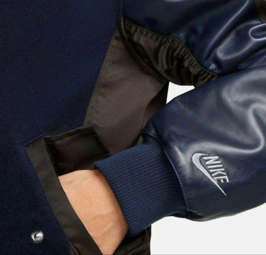 NIKE NSW スタジャン デストロイヤージャケット ネイビー XL