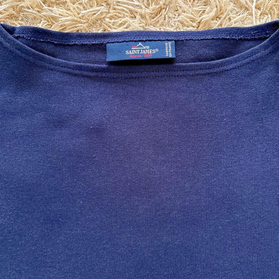 美品 SAINT JAMES セントジェームス ウェッソン ネイビー t6