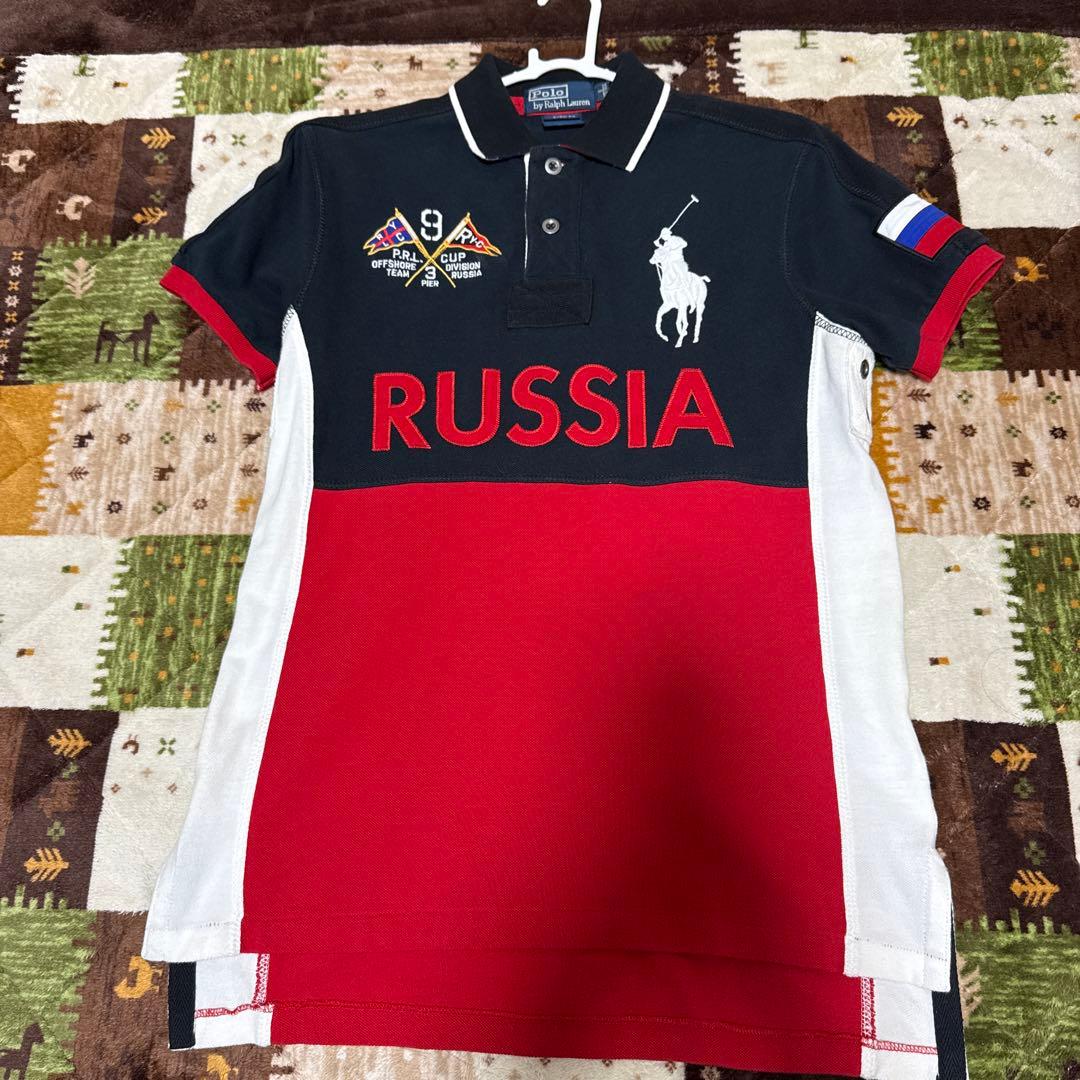 ポロラルフローレン・RUSSIA、ポロシャツ古着