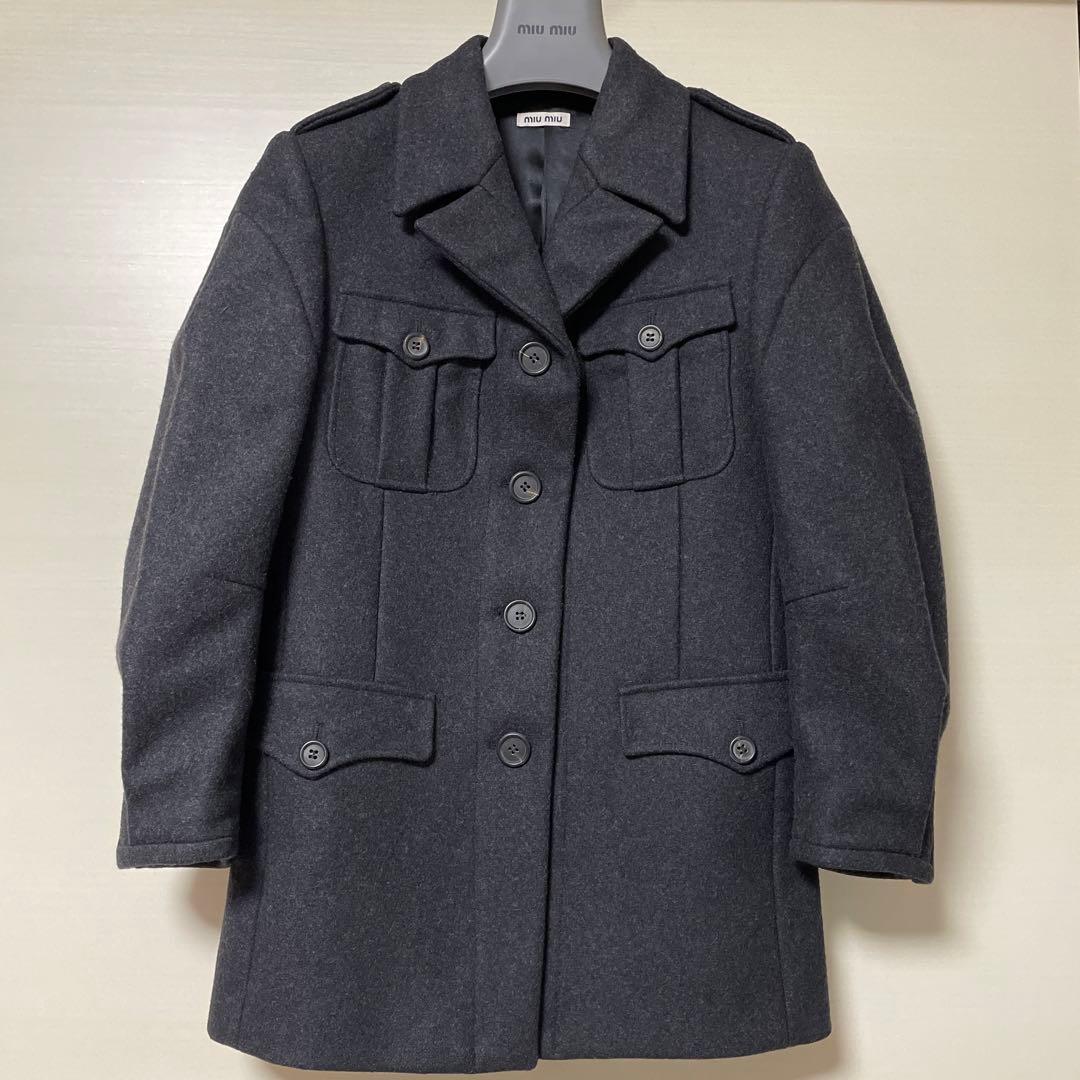 MIUMIU 06 archive Wool Coat IT38 ミュウミュウ