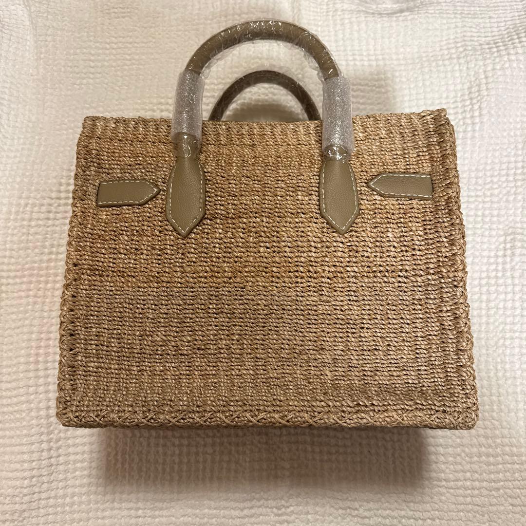 最終値下げ！SEA カゴバック　グレージュ　サイズF