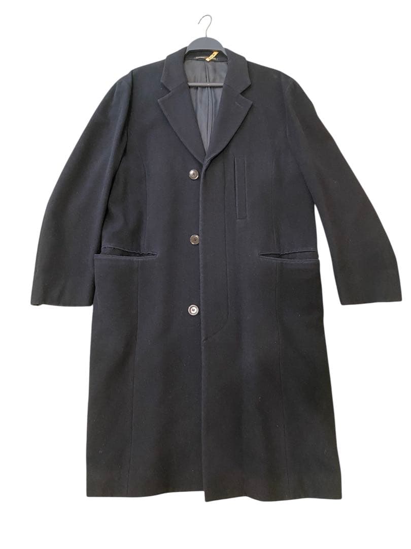 【極美品】ジャンポール・ゴルチエ オム ヴィンテージ ロングコート 黒 モード