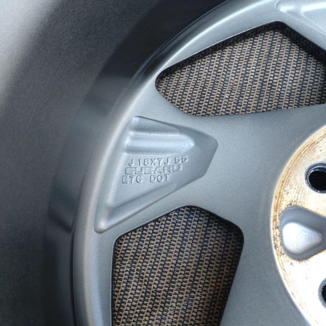 スバル 18インチ ホイール 5スポーク