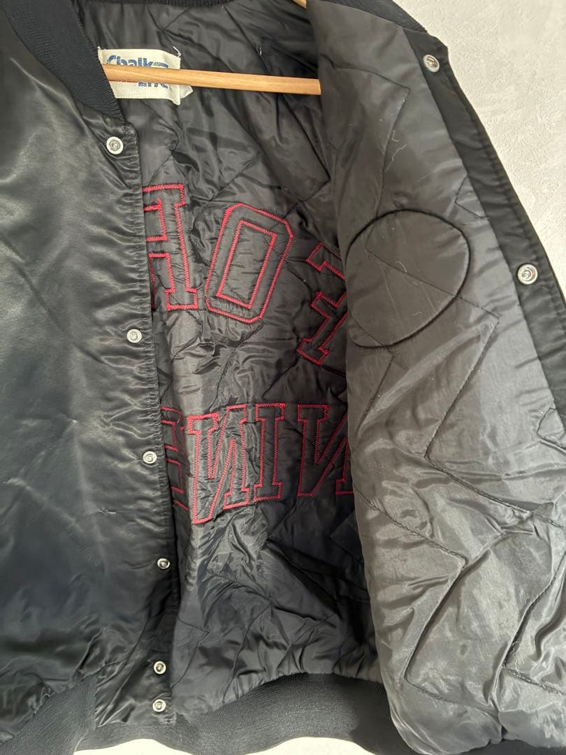 【ビンテージ】美品サンフランシスコ49ers ブラックスタジャン