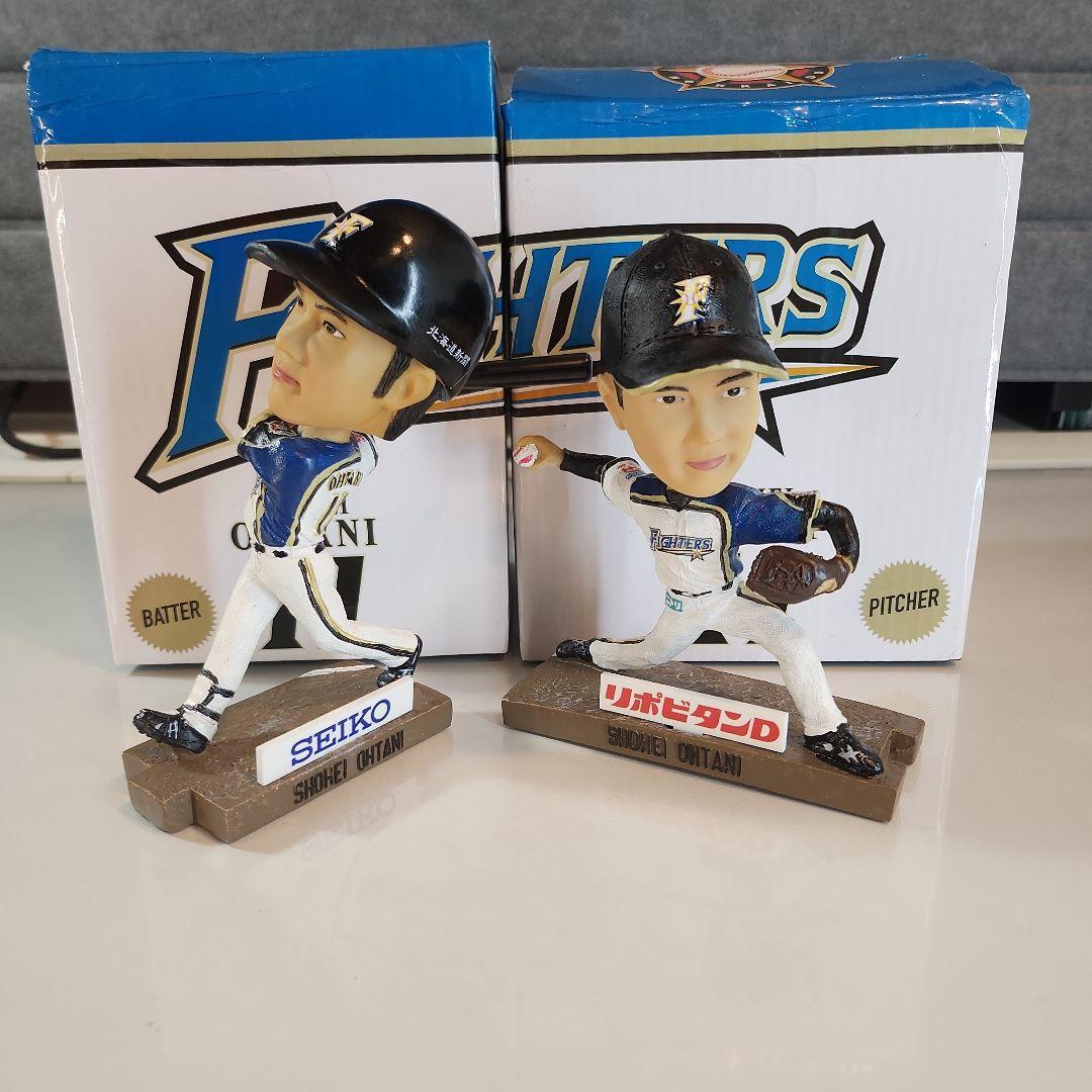 じゃりんこ　大谷翔平 ボブルヘッド 2体セットファイターズ時代