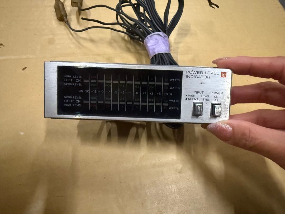 富士通テン製　パワーレベルインジケーター