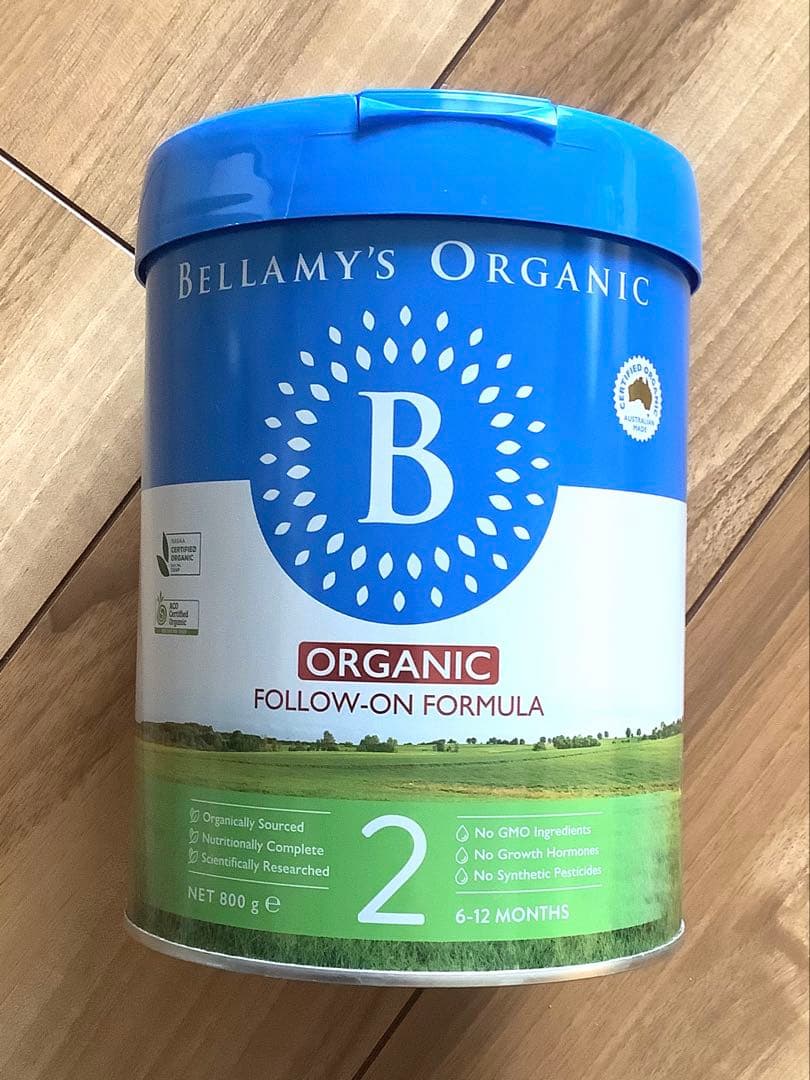 Bellamy’sベラミーズ・オーガニック牛の粉ミルクStep2 (6ヶ月)3缶