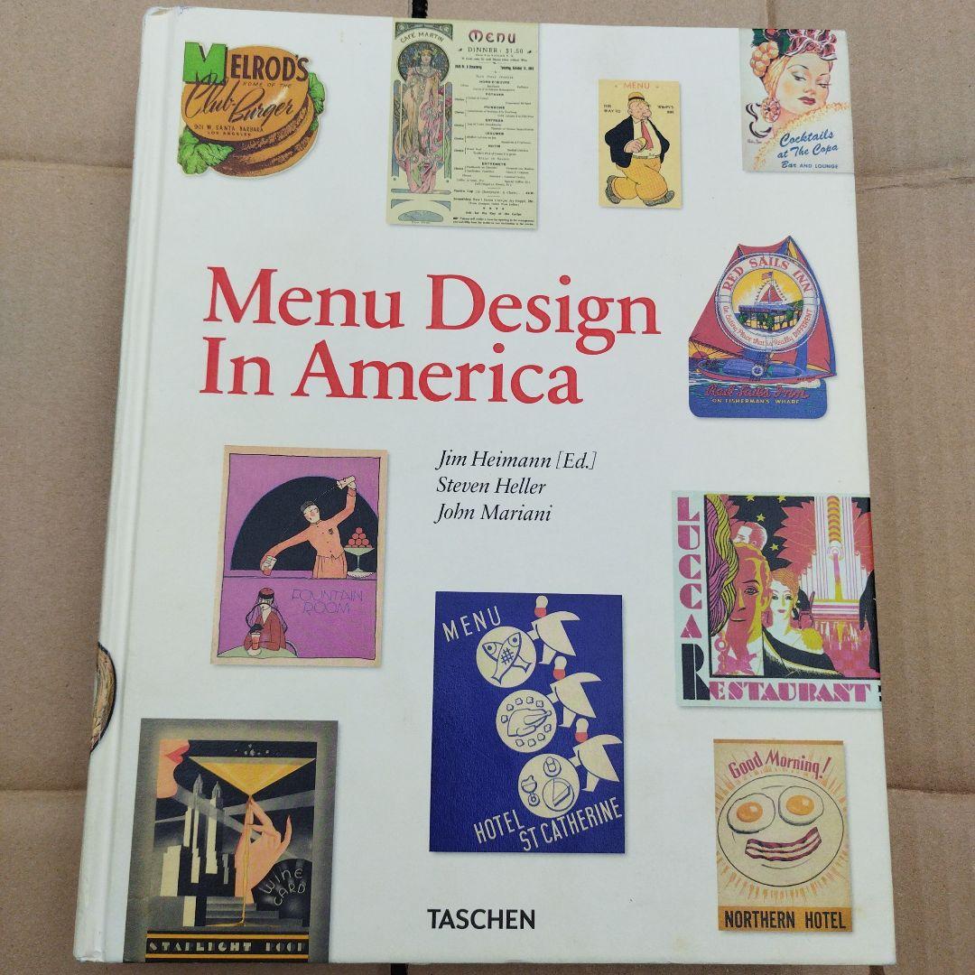 アート・デザイン・音楽 MENU DESIGN IN AMERICA TASCHEN