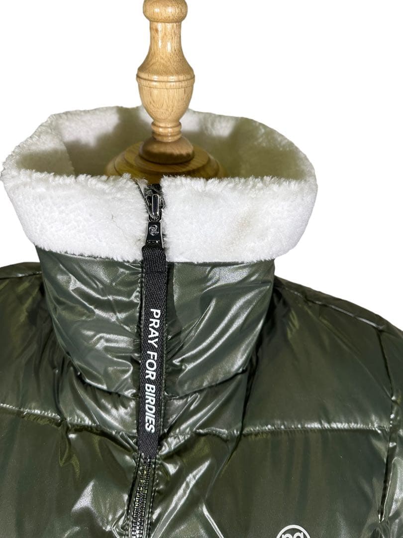 セール❣️G/FOREジーフォアレディースショートダウンベストsizeMカーキー