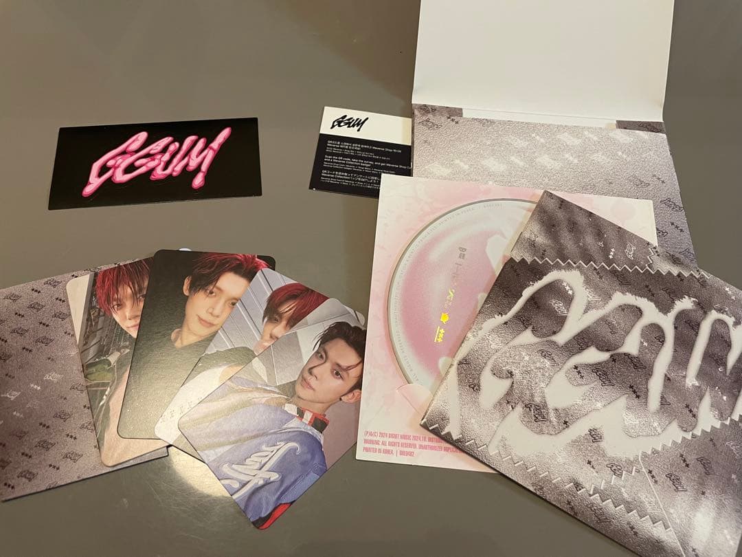 【新品】TXT ヨンジュン　GGUM CD フィギュア トレカ