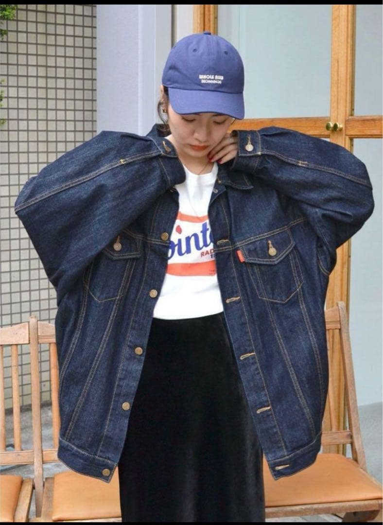 Ungrid / アングリッド / ビッグシルエットデニムジャケット