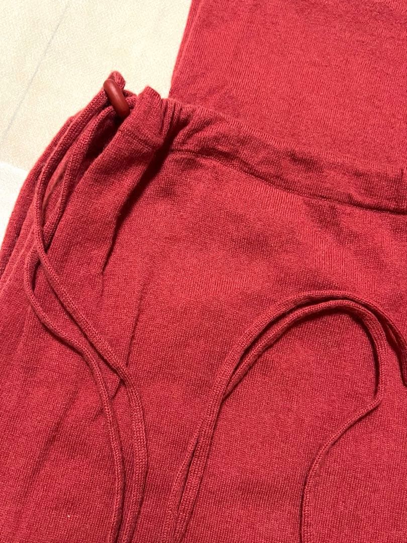 エクストリームカシミヤ judo パンツ 赤　完売