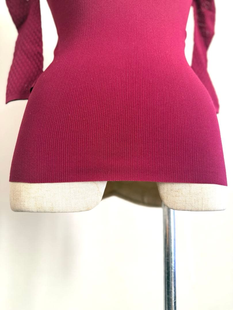 新品　Chacott 　チャコット ノーソーイング　ワイン色　定価14,850円