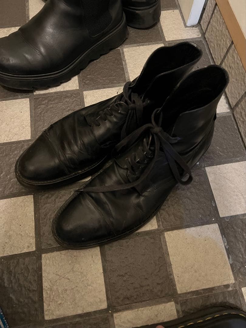 坂*本様 本人期Ann Demeulemeester 10ssカーフレザーシュー