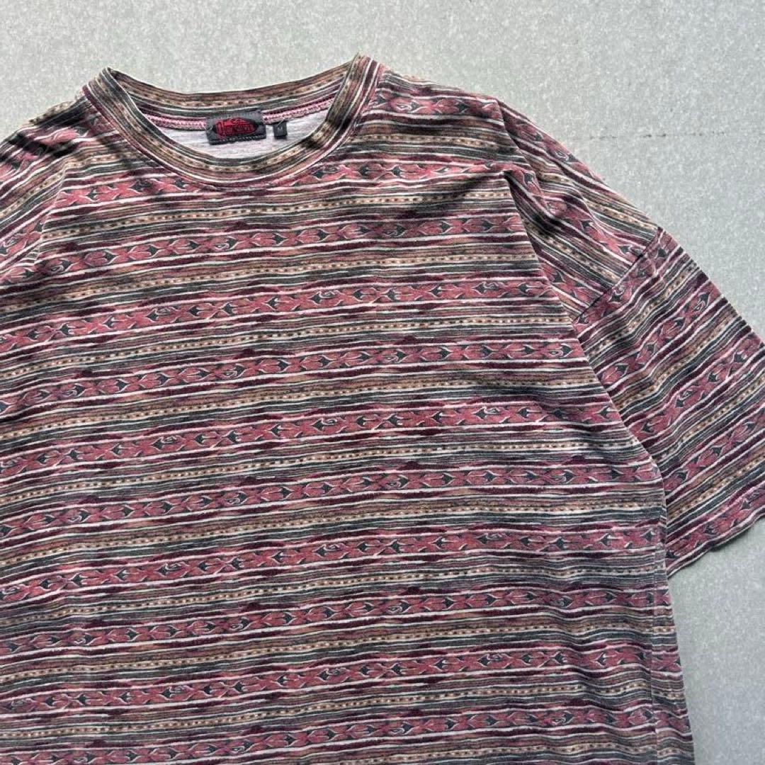 90s Old Quick silver border ネイティブ　サーフ