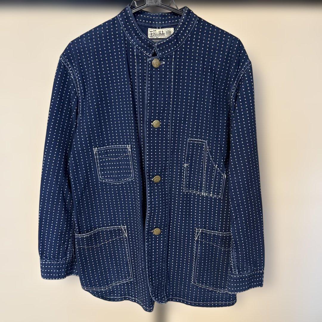 REAL McCOYジョーマッコイネイビー ポルカドット柄 カバーオール38