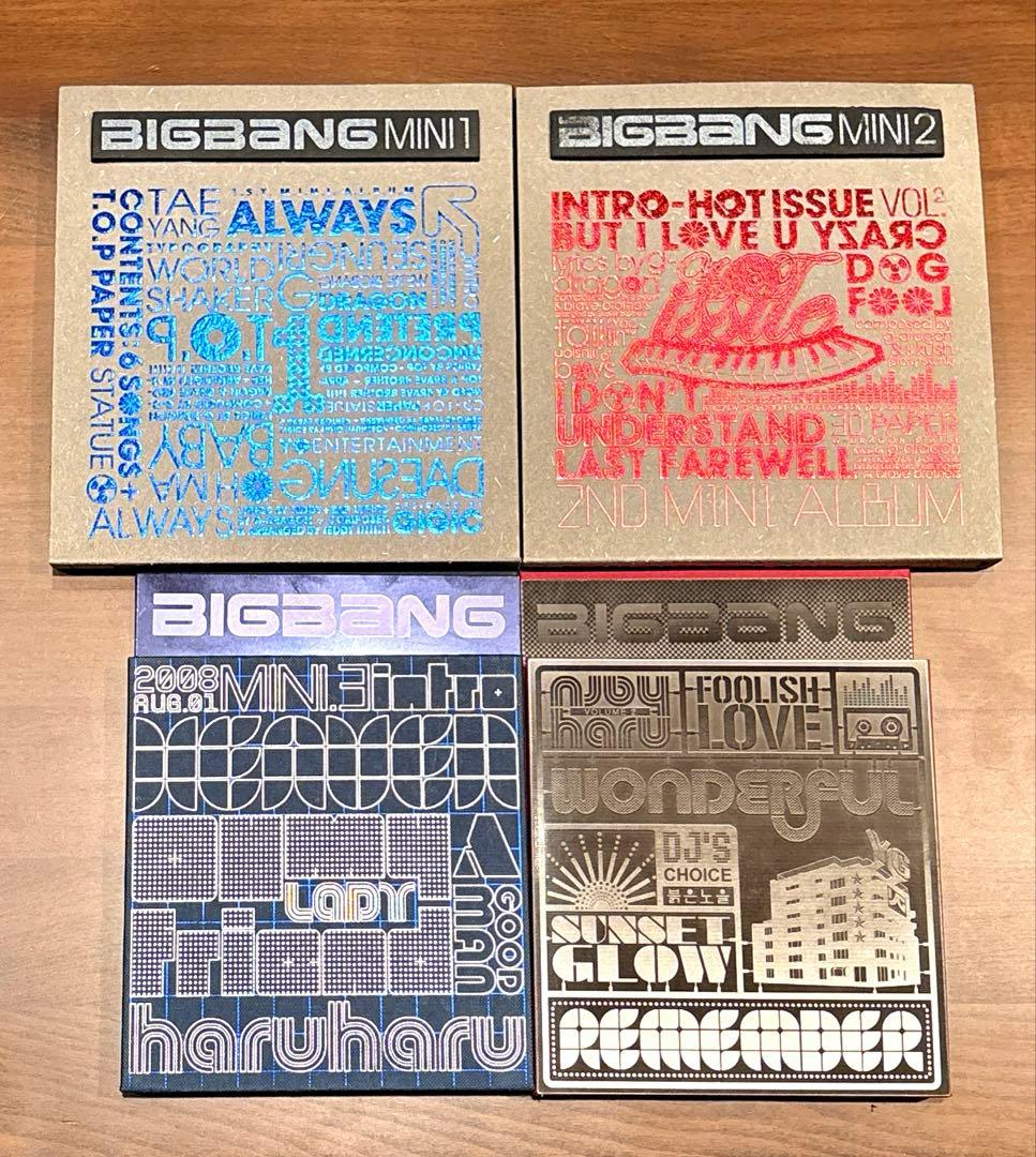 【レア】BIGBANG MINI 1, 2, 3 、REMEMBER VOL.2