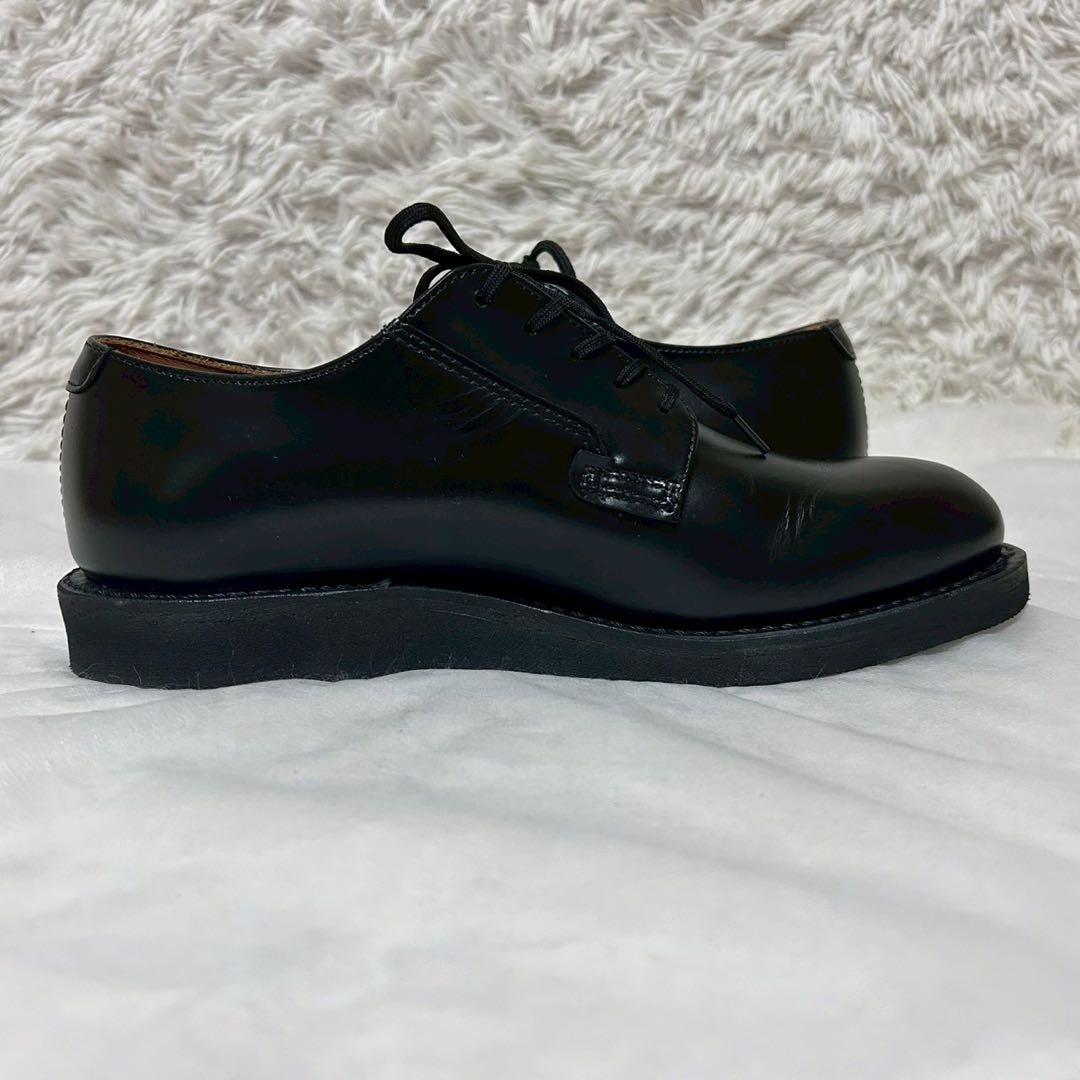 未使用級✨レッドウィング　ポストマンシューズ　101 レザー　ブラック　厚底