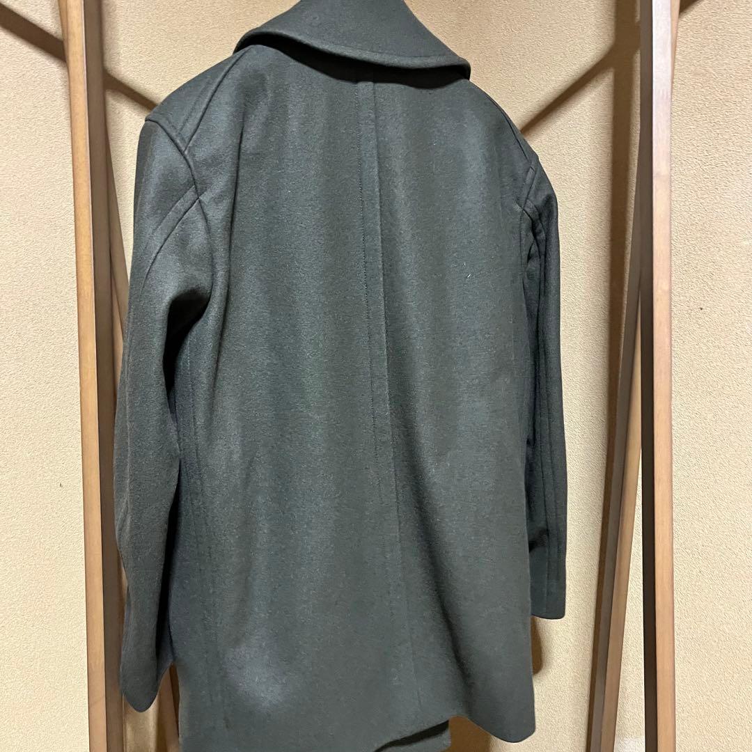 新品未使用 ユニクロ +J ウールブレンドオーバーサイズピーコート オリーブ