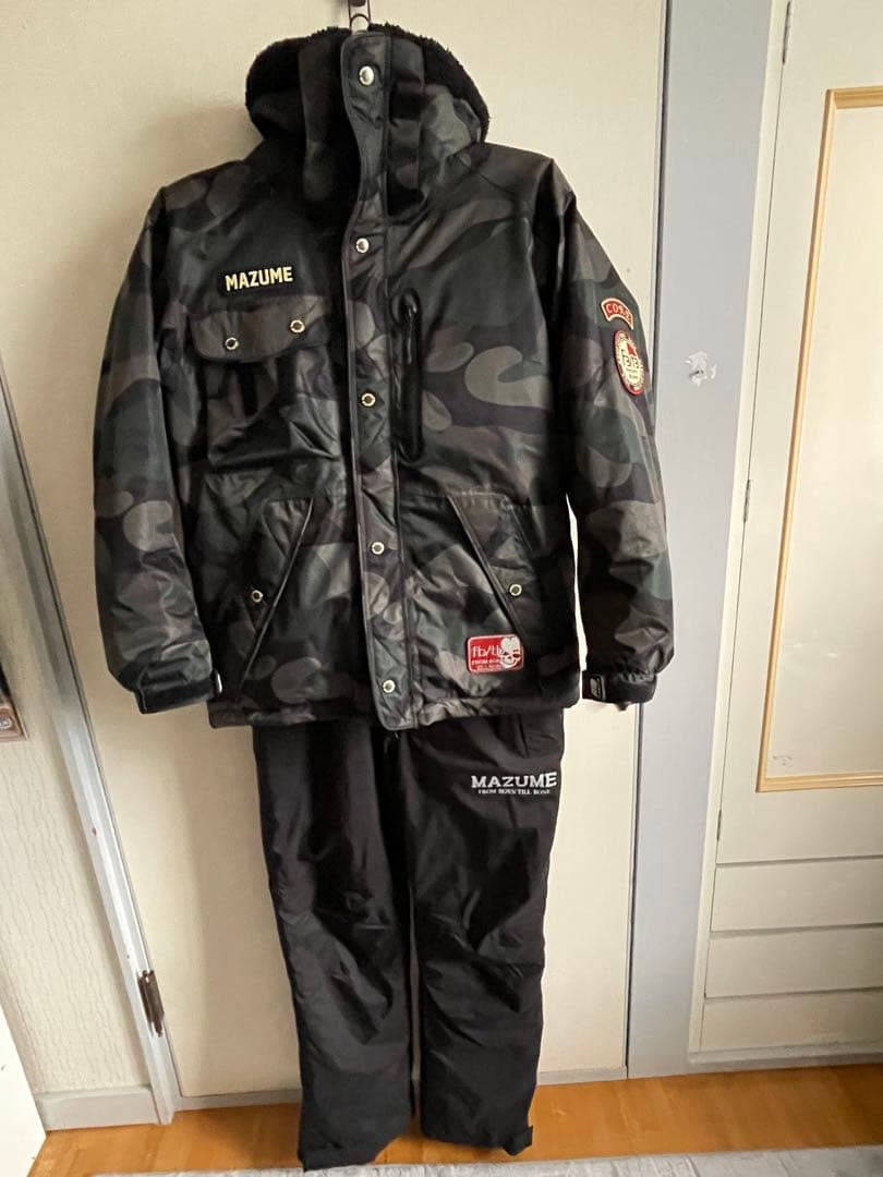 MAZUME 迷彩 フィッシングスーツ(上下セット)