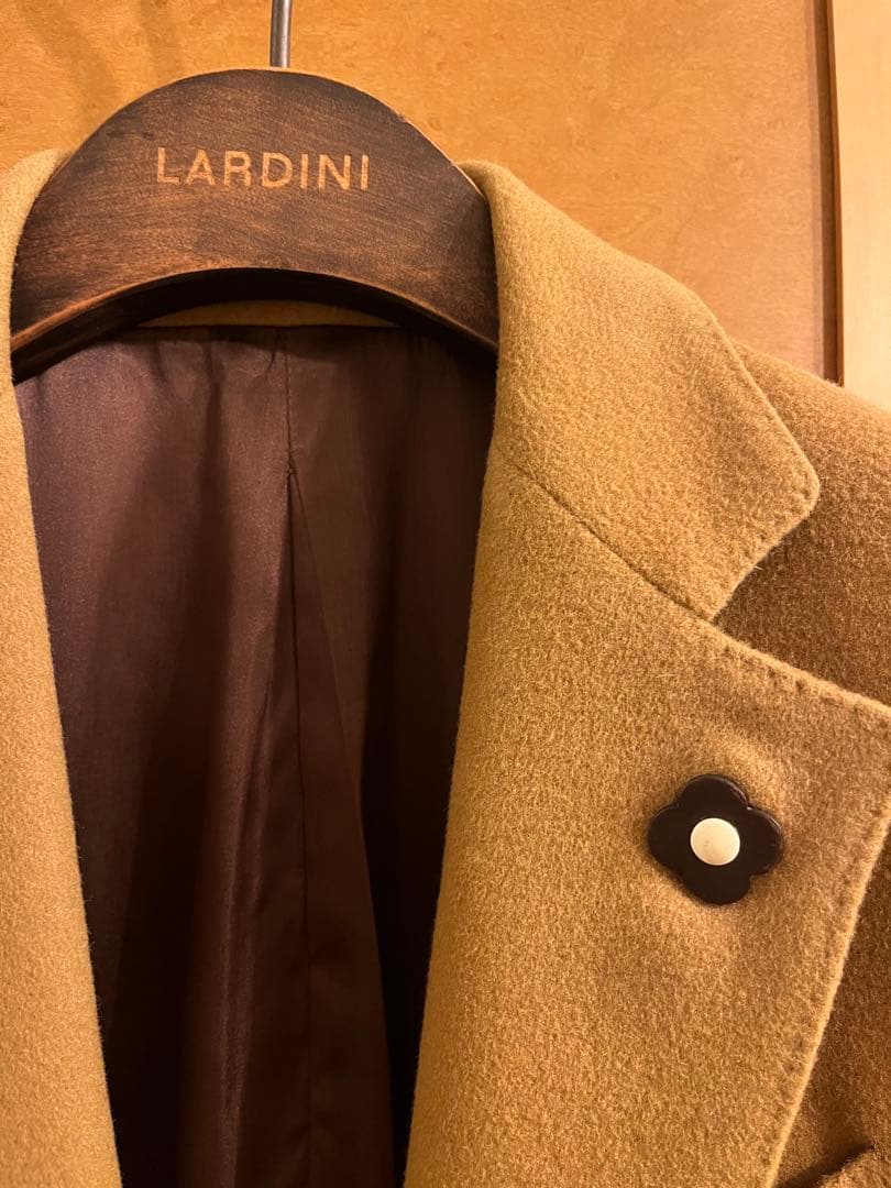 LARDINI CAMELチェスターコート