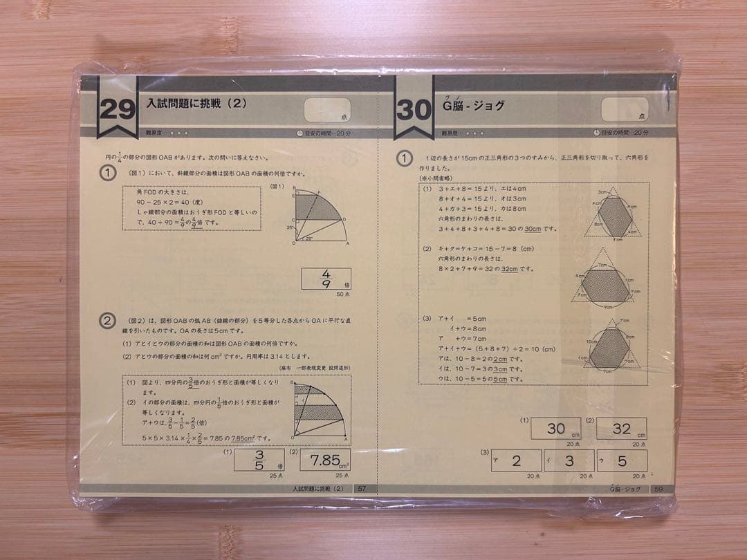 G脳　グノーブル　算数ワークアウト 新品未使用
