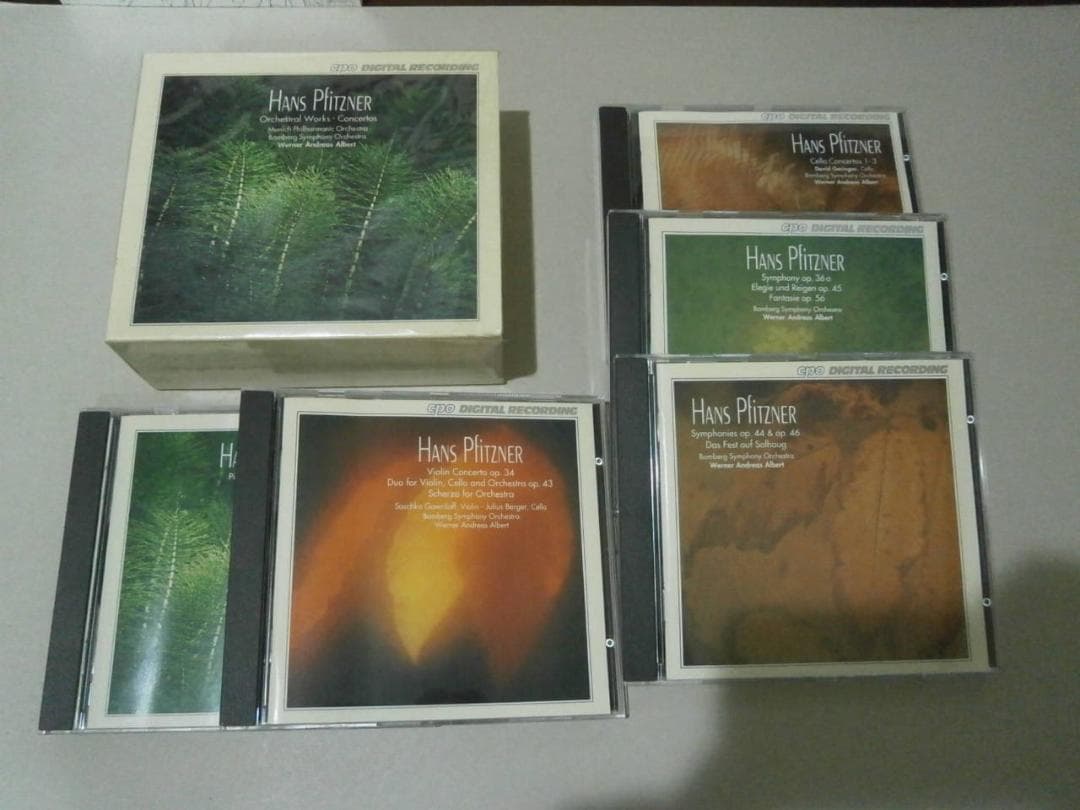 プフィッツナー　交響曲　協奏曲　管弦楽曲　全集的CD　希少良品　PFITZNER