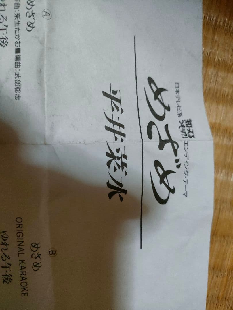 【カセットテープ】平井菜水/めざめ