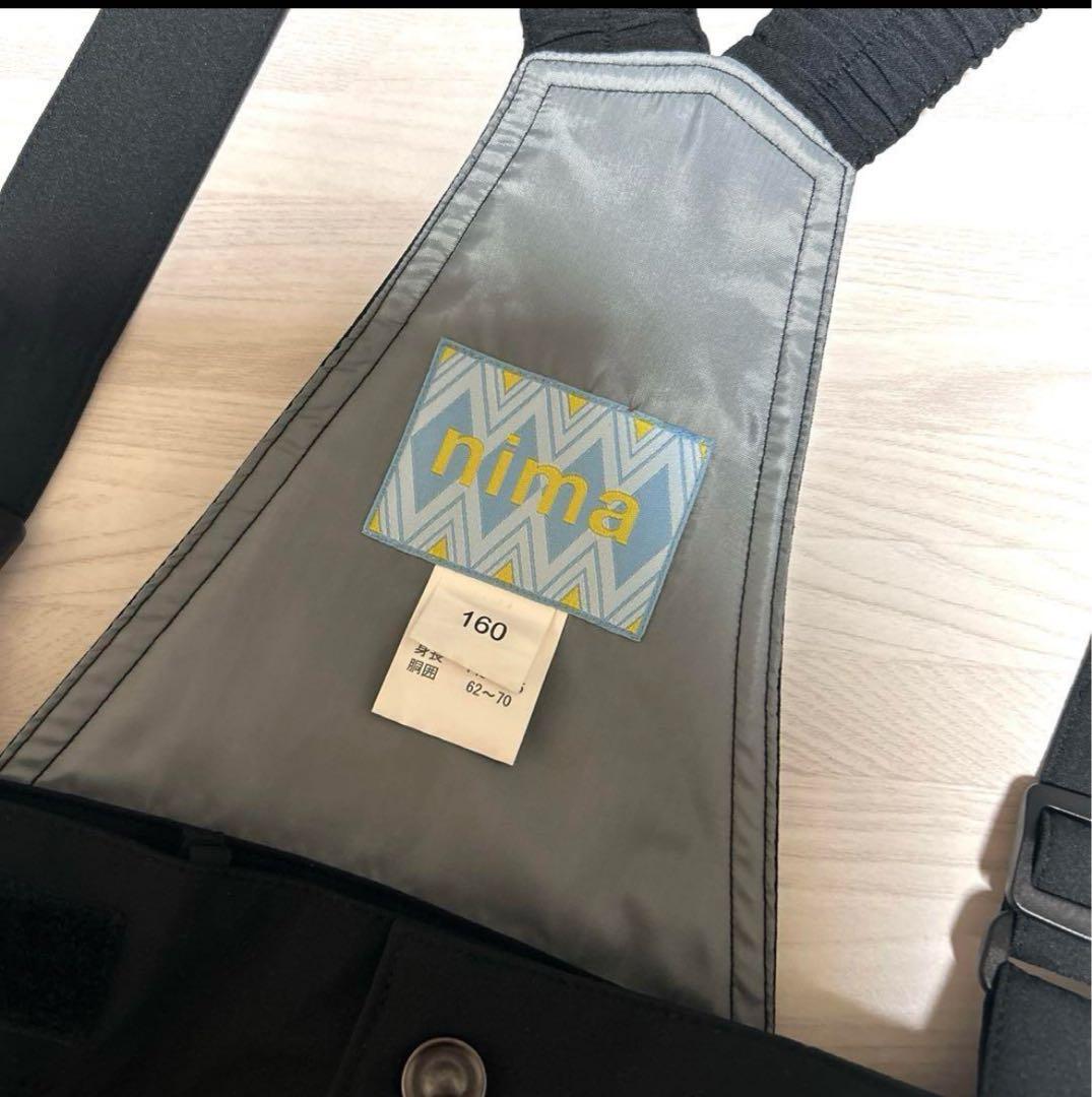 美品 nima スキーウェア ボードウェア上下セットスノーボード 男女兼用 m