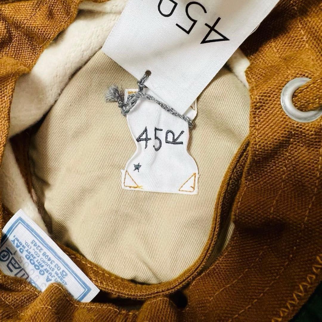 【未使用タグ付き】45R 北海道本裏毛のセイルハット　サイズ1 コットン100%