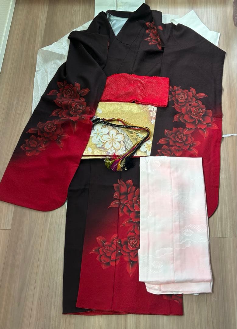 京都きもの友禅　振袖セット 168cm