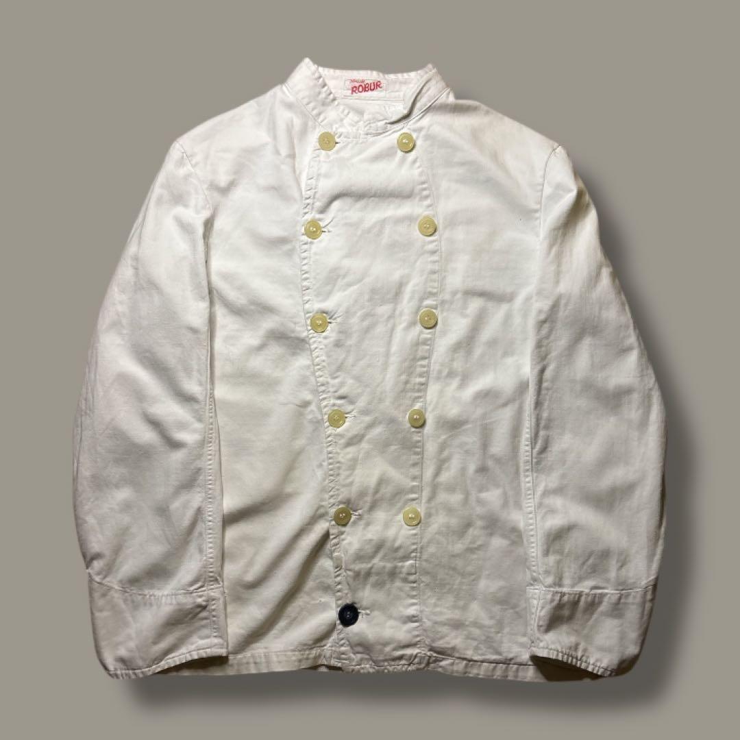 40s 50s DEPOSEE ROBUR コックジャケット ユーロ ワーク