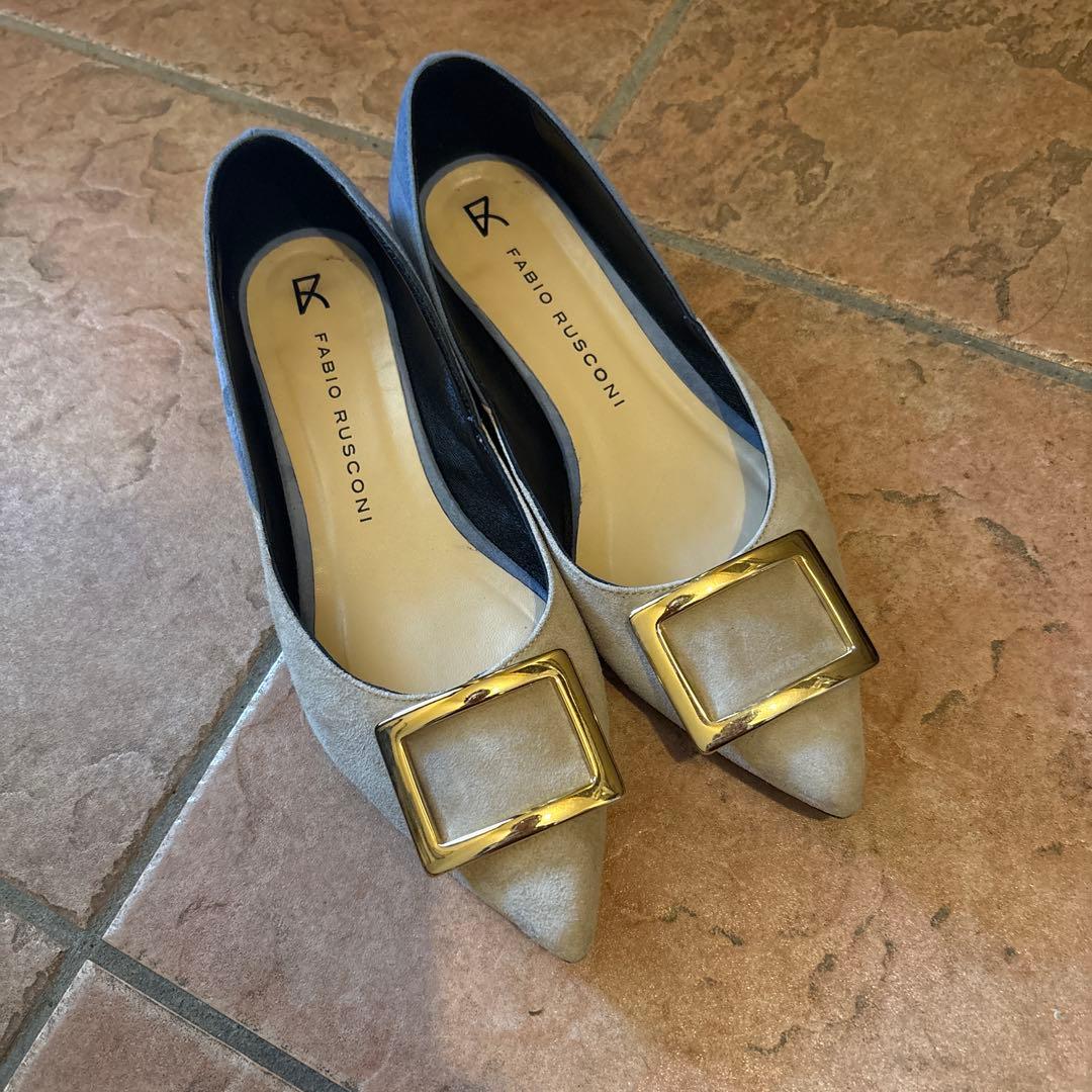 ファビオルスコーニ　フラットパンプス