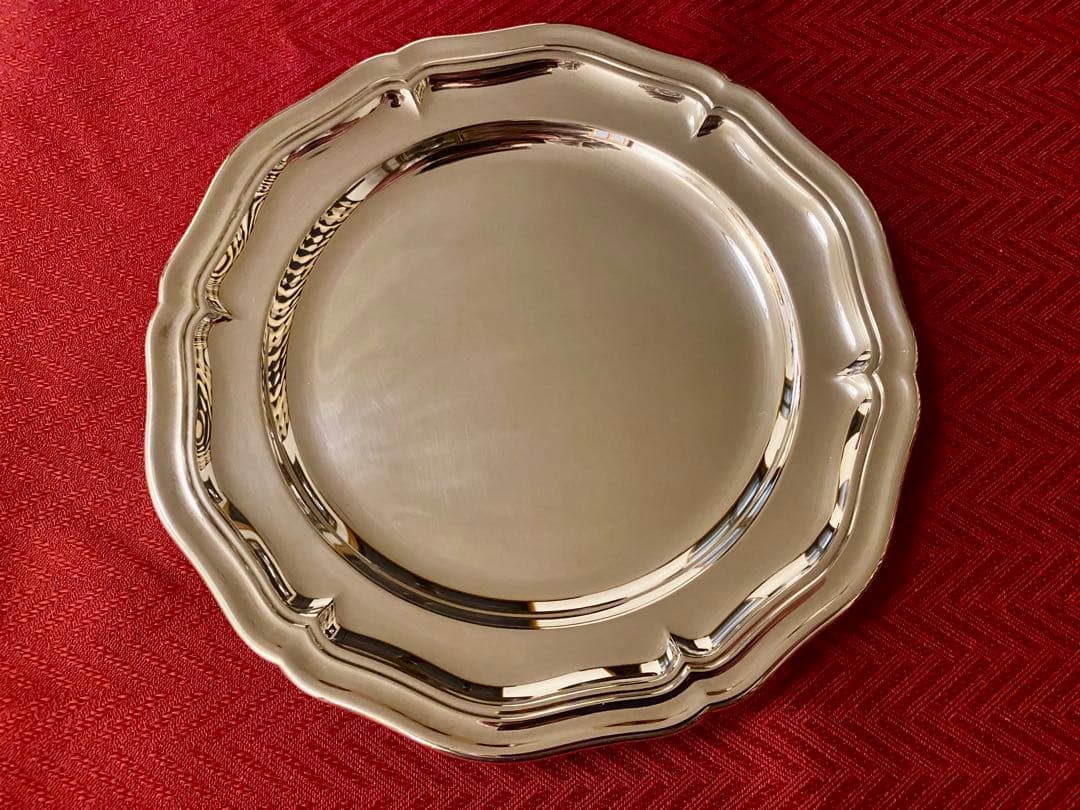 【☆超レアアイテム☆】クリストフル 花リムプレート