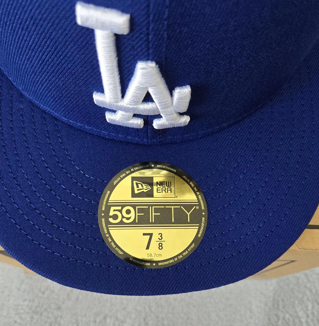 ワールドシリーズチャンピオンキャップ ドジャース 2024 7 3/8