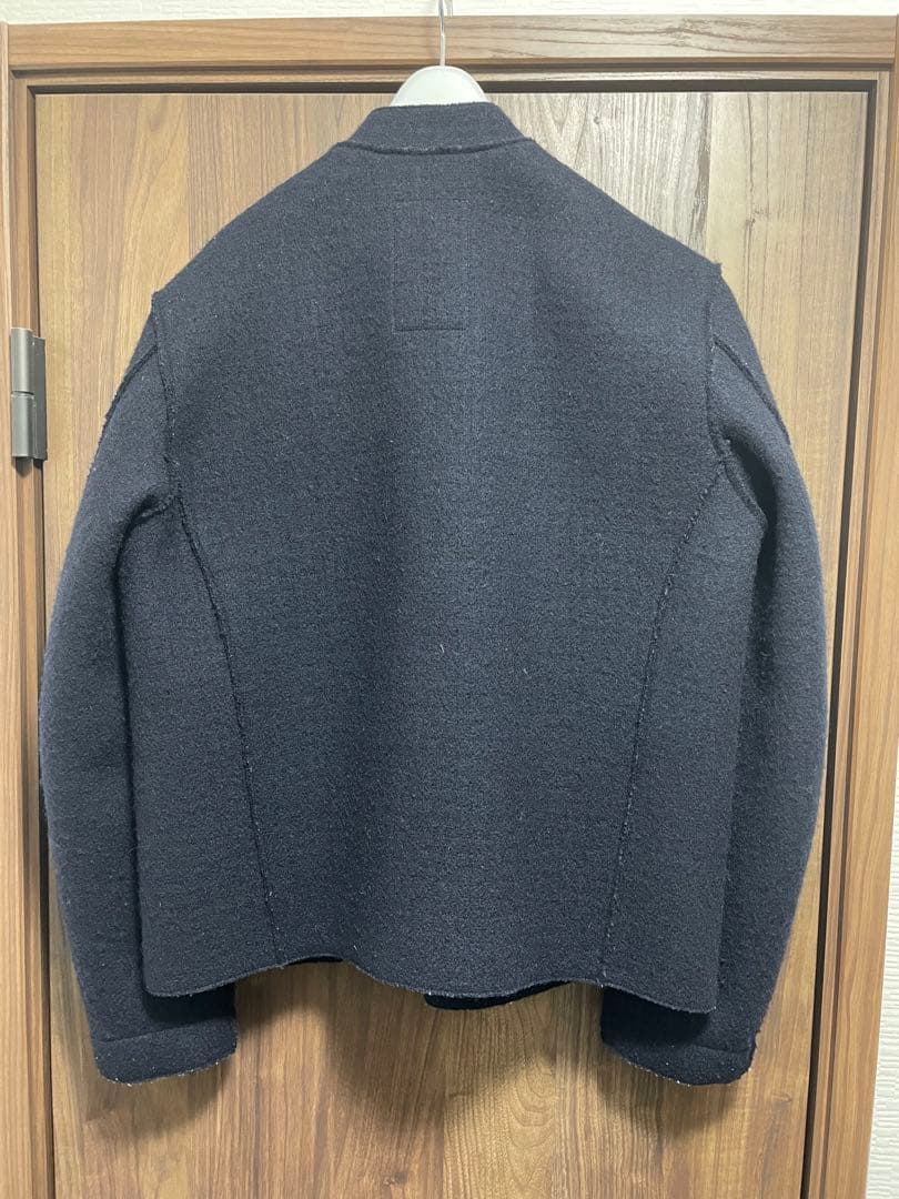 じょん　un/unbient Wool No-collar Jacket