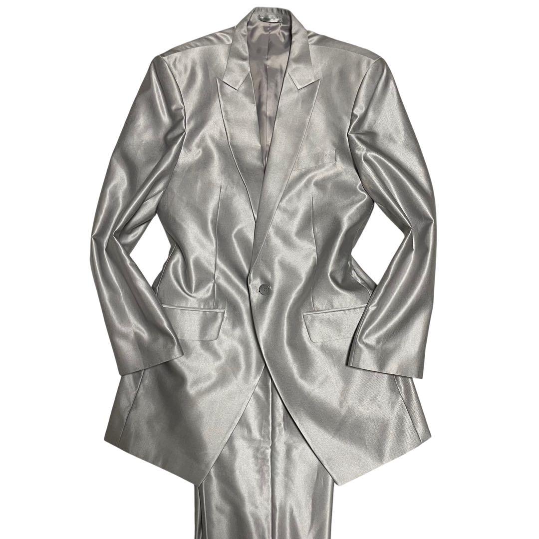 極希少【vintage】式典 菅田将暉 スーツ セットアップ 1B シルバー M