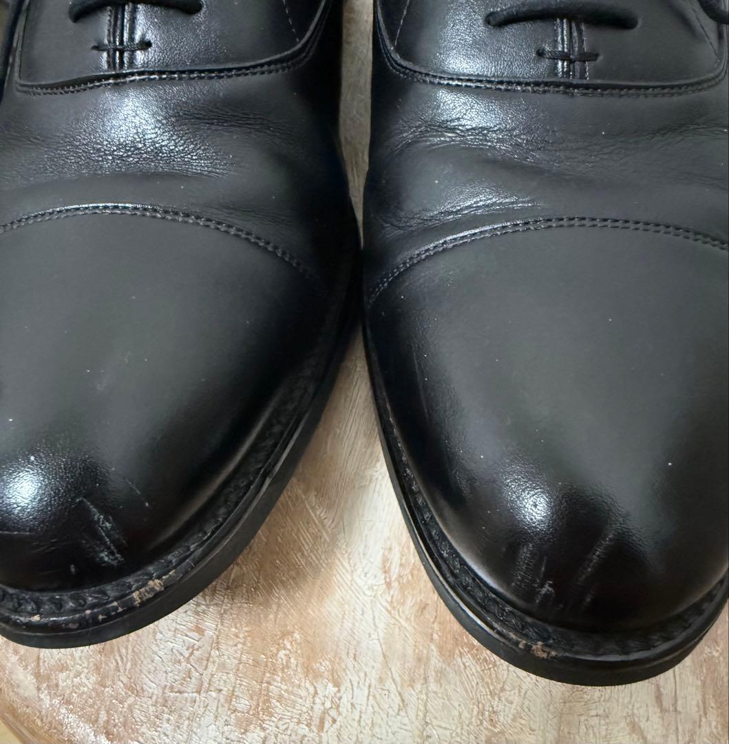 アシックス ランウォーク 1231A054-001 3E 25.5 革靴 黒