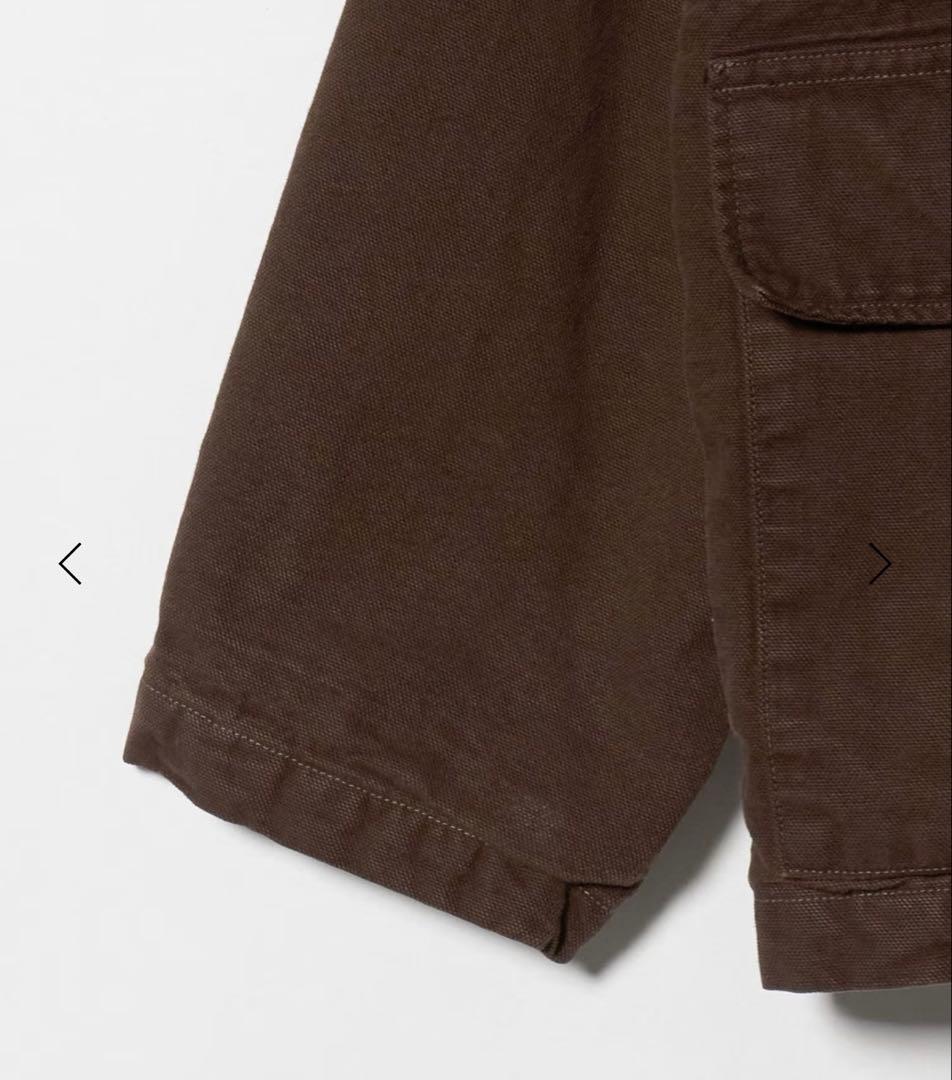 新品HグラデーションOCカバーオールサイズM襟レザーOVY KAJA オーラリー