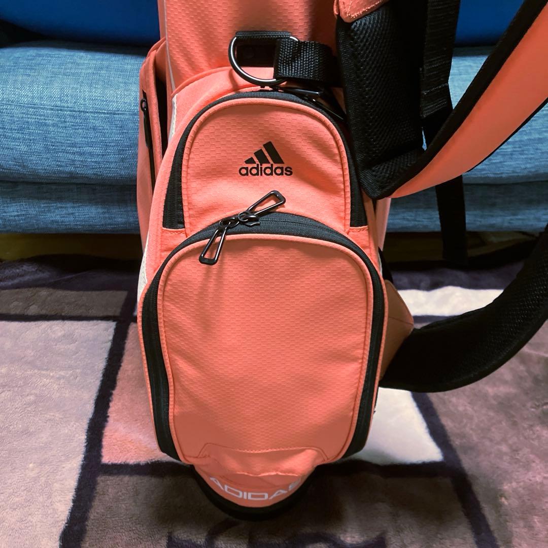 【ピカ】adidas軽量スリーバースタンドキャディーバック