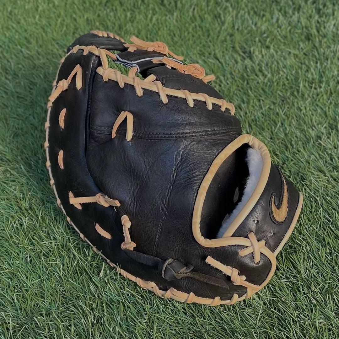 【希少／即発送】NIKE／ファーストミット／一般用／ブラック・キャメル