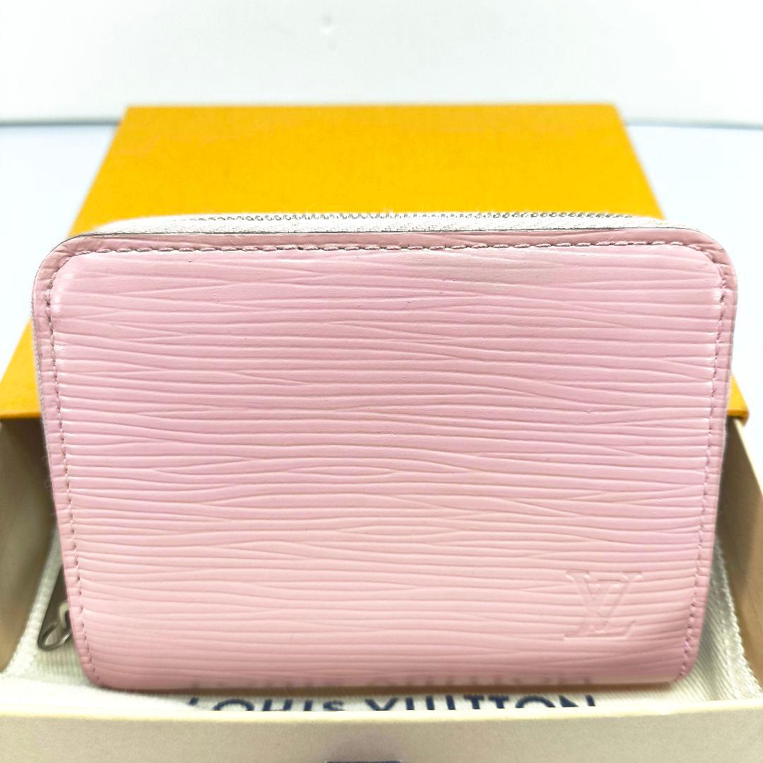 美品 ルイヴィトン エピ ジッピーパース ローズバレリーヌ ピンク