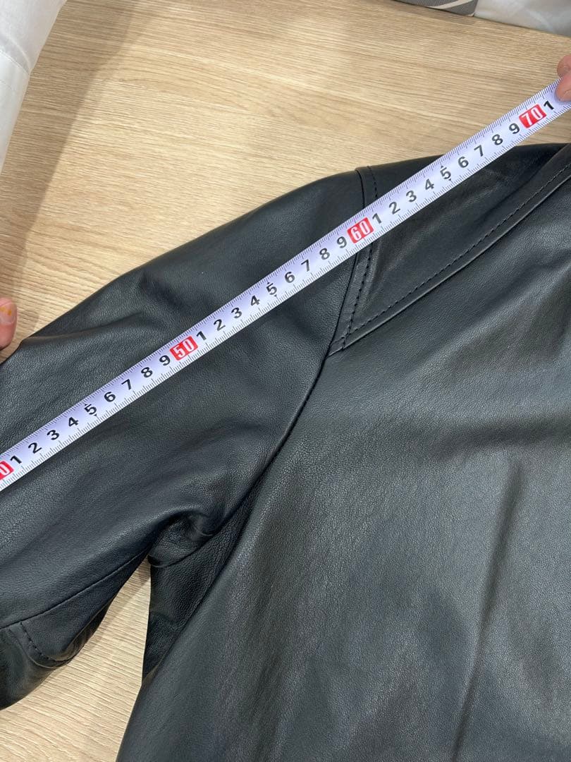 COACH ブラック レザー スタジャン S