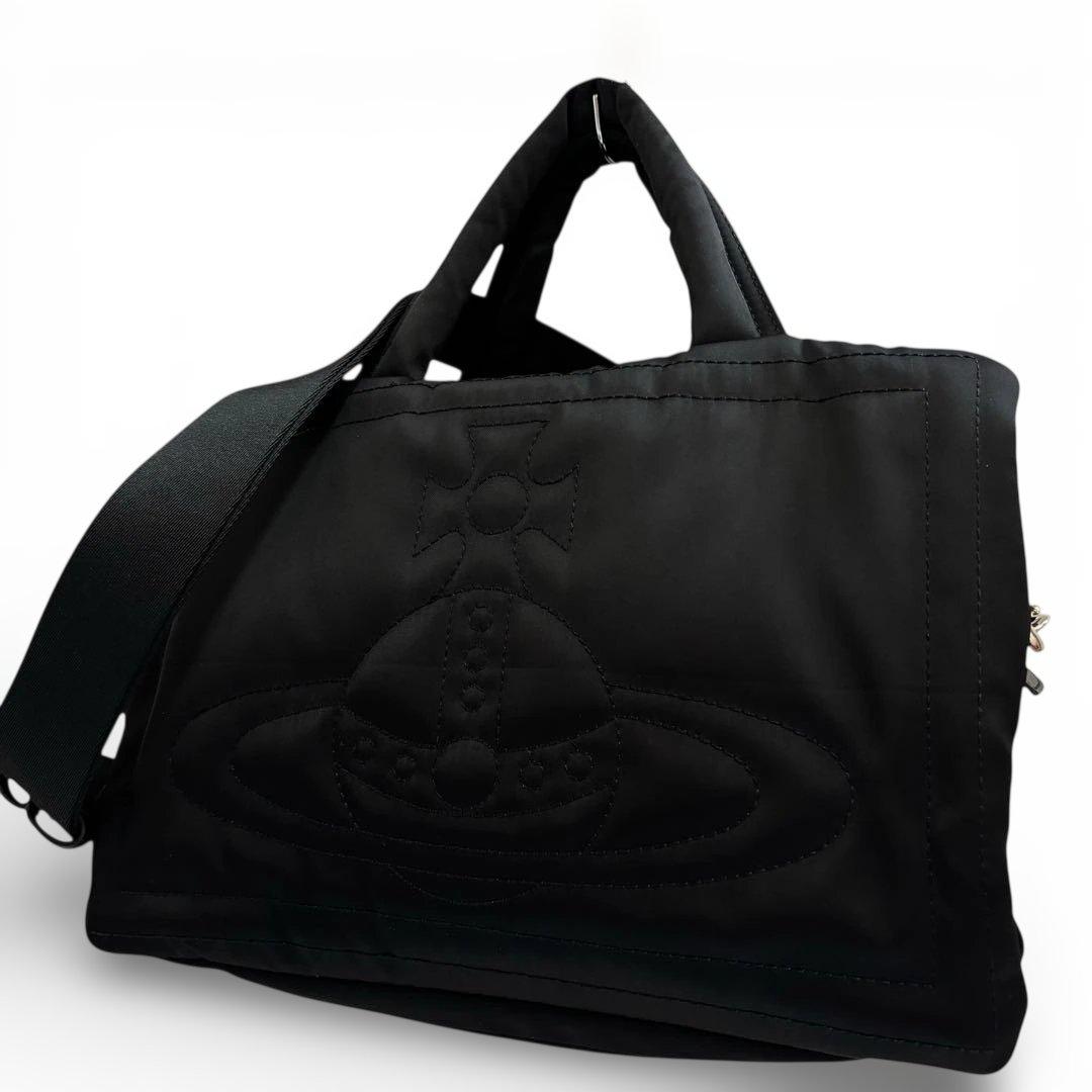 ソ*め様 美品◎ヴィヴィアンウエストウッド 2way ボストン アイダーダウン