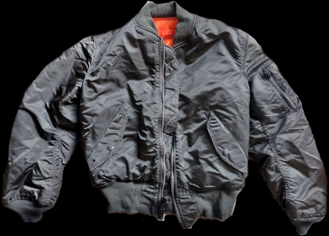 ALPHA INDUSTRIES MA-1 フライトジャケット グリーン　S