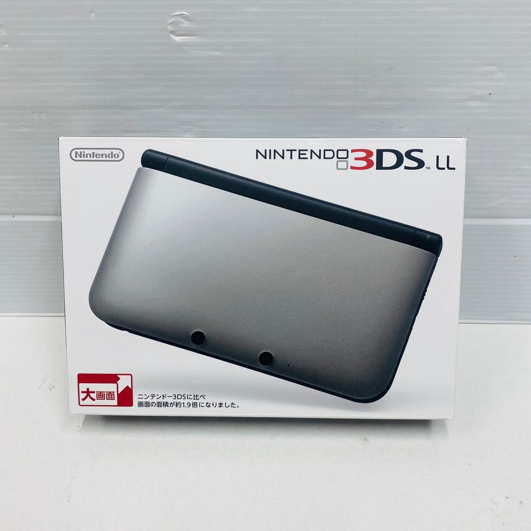 ★未使用品★ 極美品ニンテンドー3DS LLシルバーXブラック生産終了　訳