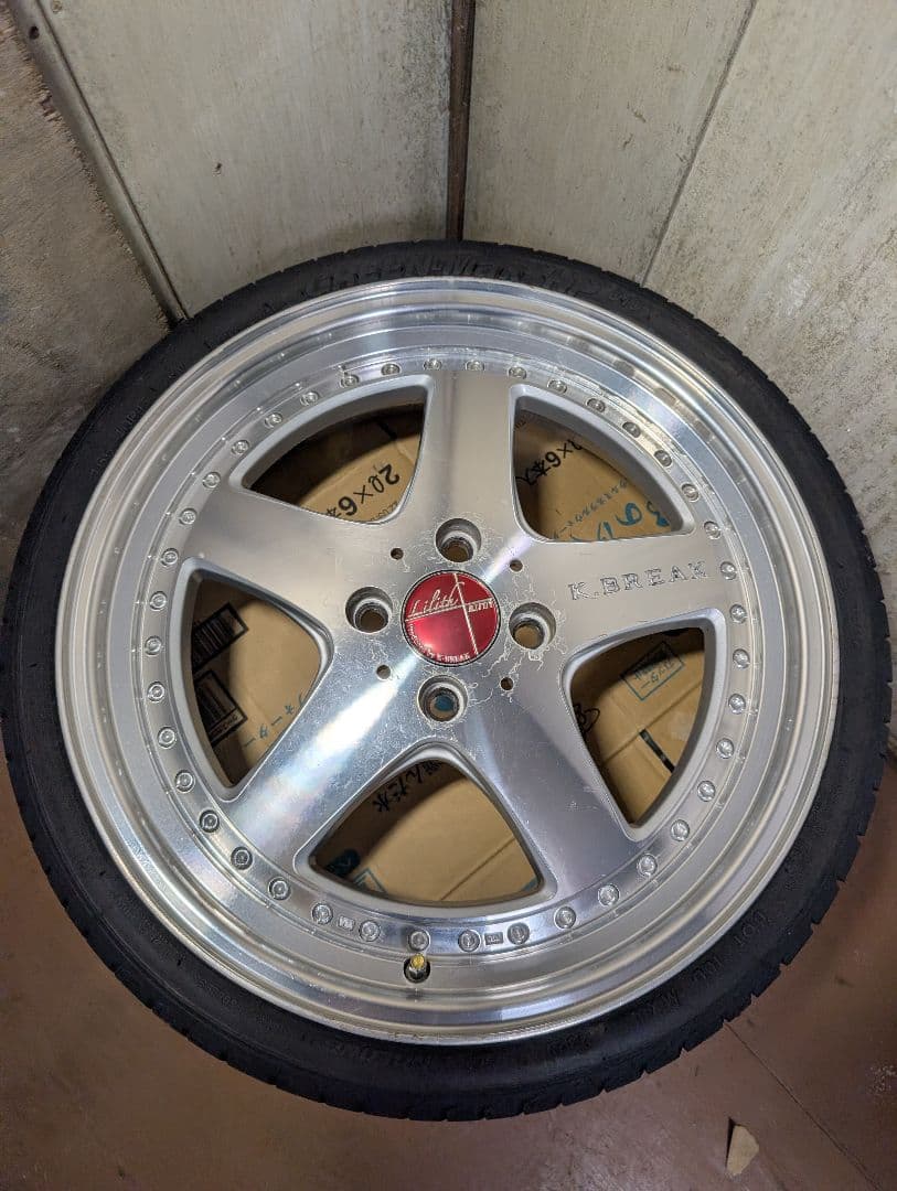 K.BREAK 17in ポリッシュ　軽自動車用　中古品
