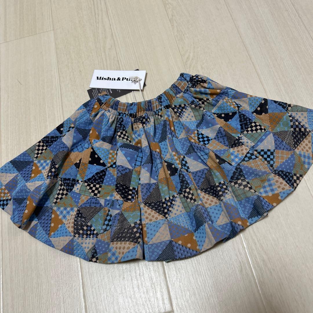 misha and puff☆ アニコレ　MTO パッチワーク　スカート　2y