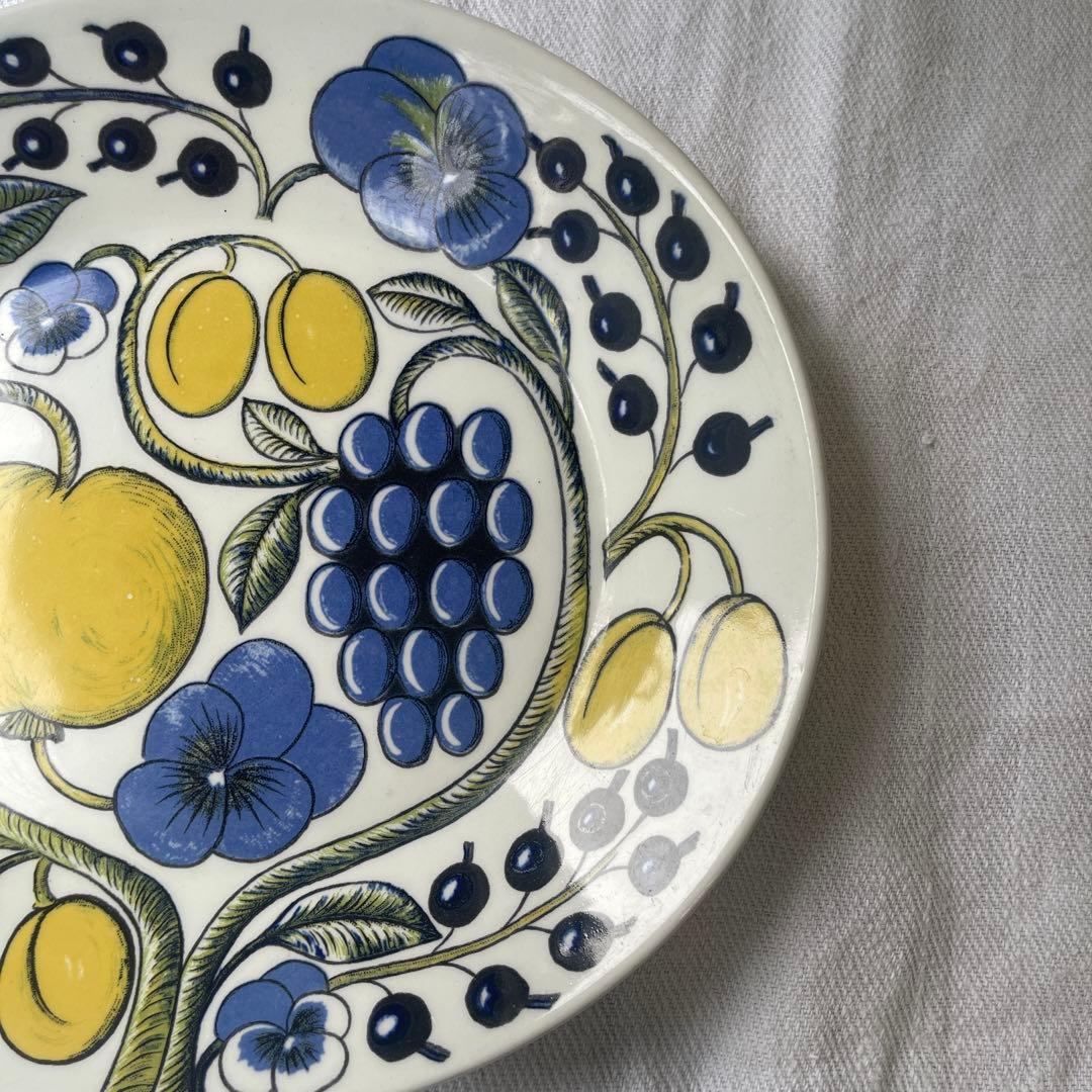 2枚おまとめ！レア！旧カラーロゴ　アラビア　パラティッシ　オーバル 25cm