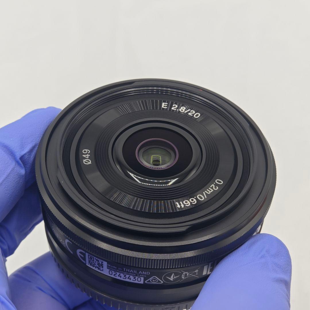 【新品同様】SONY SEL20F28 EXUSレンズフィルター 49mm付